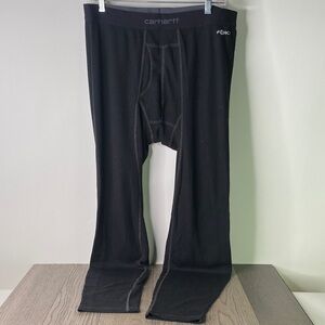 Carhartt Black Men’s XL Thermal Base Layer Long Johns - 1369